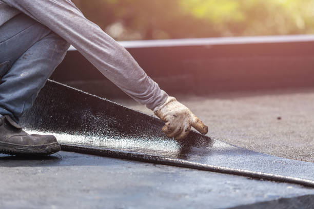 Professional Crawl Space Encapsulation technician working in Barnesville, OH
